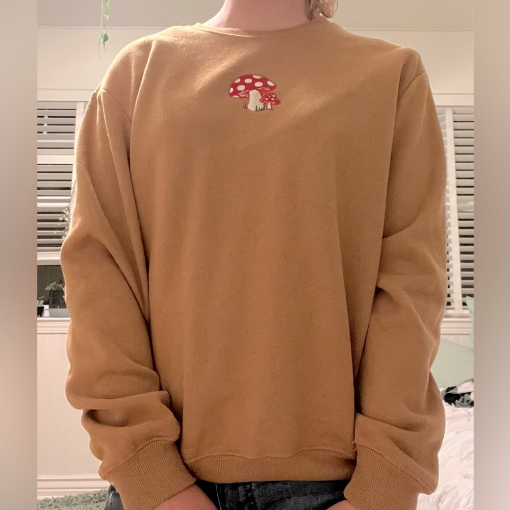 Brand new mushroom sweatshirt